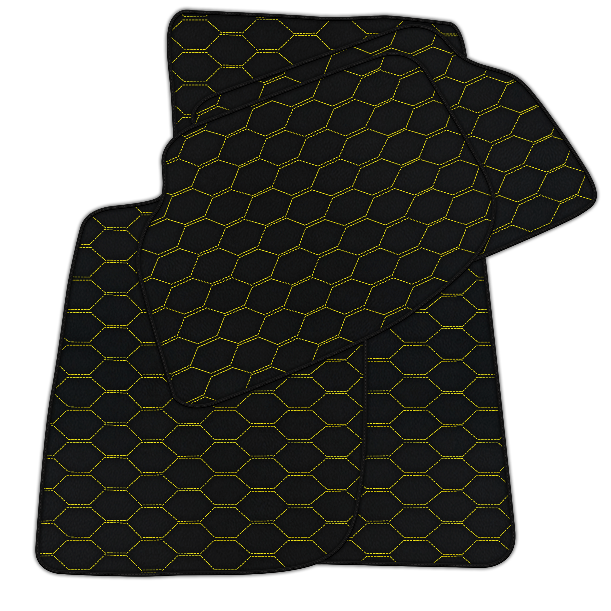 Customizable Leather Floor Mats with Divario Pattern for Bentley Continental GT (2018–2023)