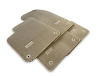 Beige Floor Mats for A7 - C8 (2018-2023) | ER56 Design - AutoWin