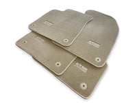 Beige Floor Mats for Audi A3 - Convertible (2014-2020) | ER56 Design - AutoWin