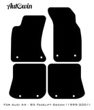 Beige Floor Mats for Audi A4 - B5 Facelift Avant (1999-2001) | ER56 Design - AutoWin