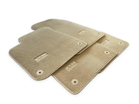 Beige Floor Mats for Audi A5 - F57 Convertible (2020-2023) | ER56 Design - AutoWin