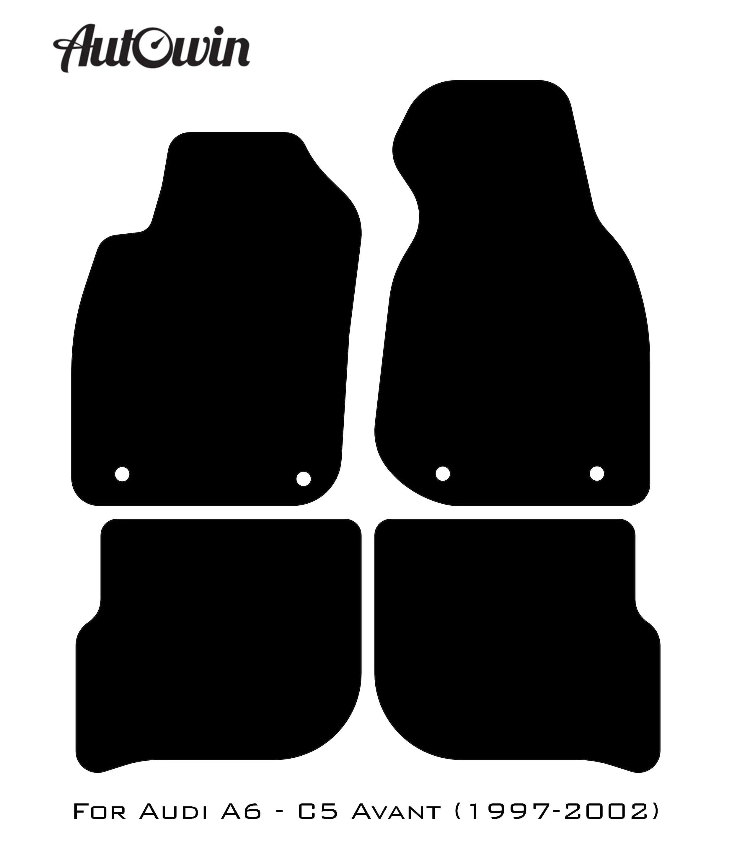 Beige Floor Mats for Audi A6 - C5 Avant (1997-2002) | ER56 Design - AutoWin