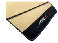 Beige Floor Mats for Lamborghini Diablo 1990-2001 With Alcantara Leather - AutoWin