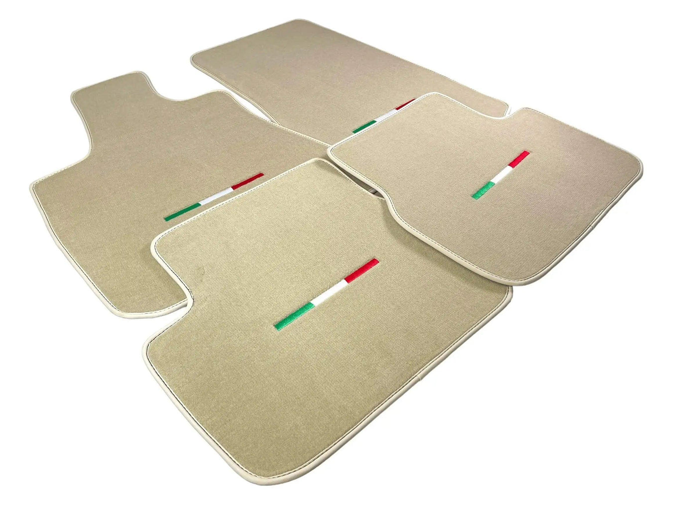 Beige Floor Mats For Maserati Grecale (2023-2024) Italy Edition - AutoWin