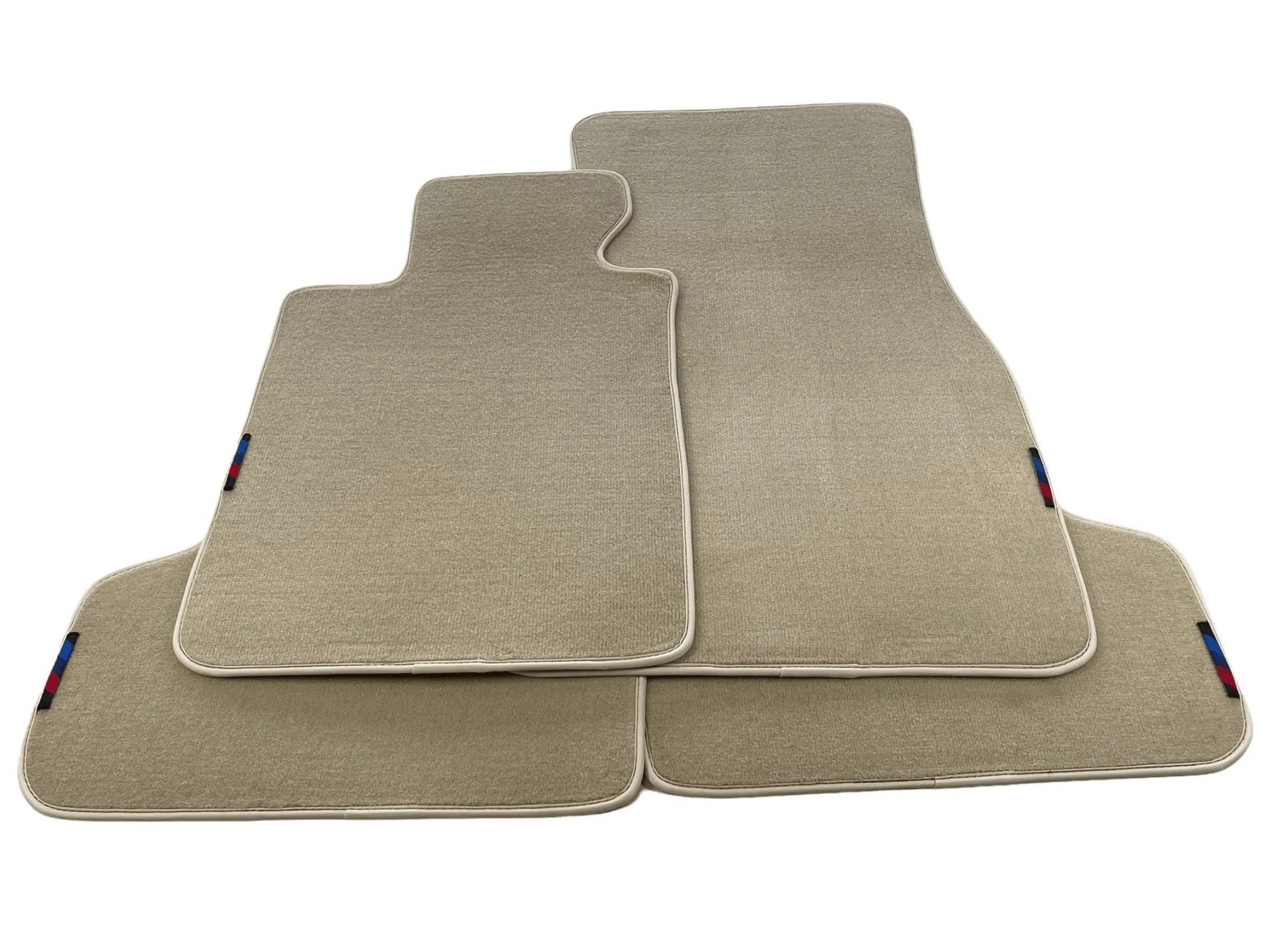 Beige Mats For BMW M5 E34 With M Package - AutoWin