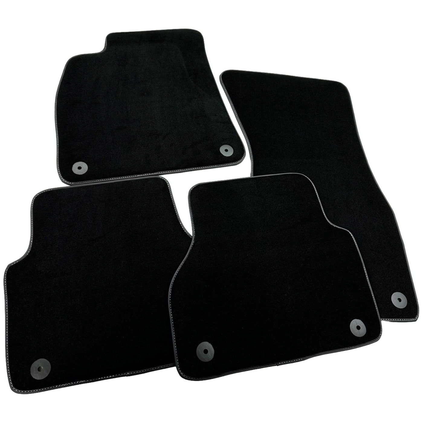 Black Floor Mats For A6 - C8 Sedan (2018-2023) - AutoWin