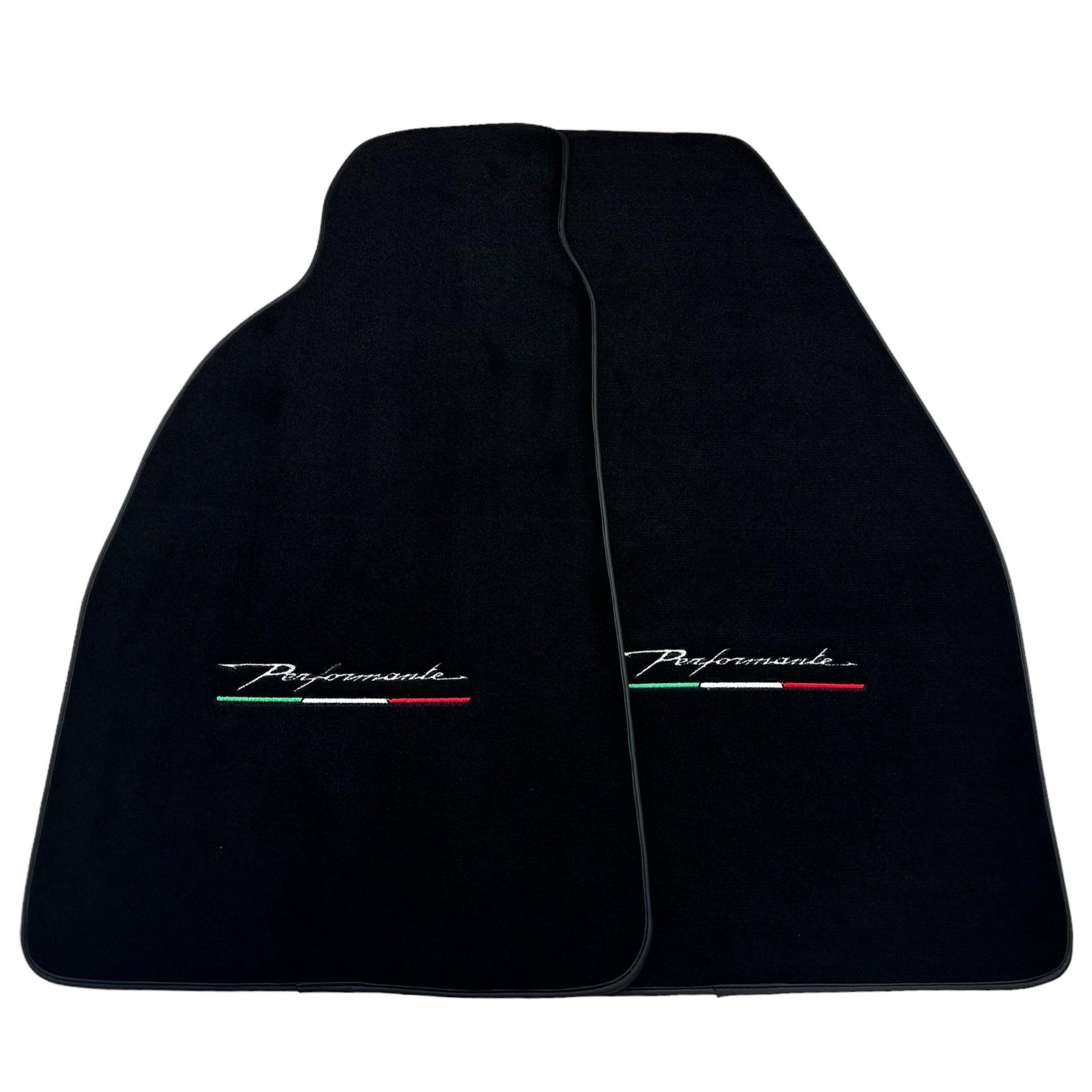 Black Floor Mats for Alfa Romeo Spider 916 (1994-2005) Perfomante - AutoWin