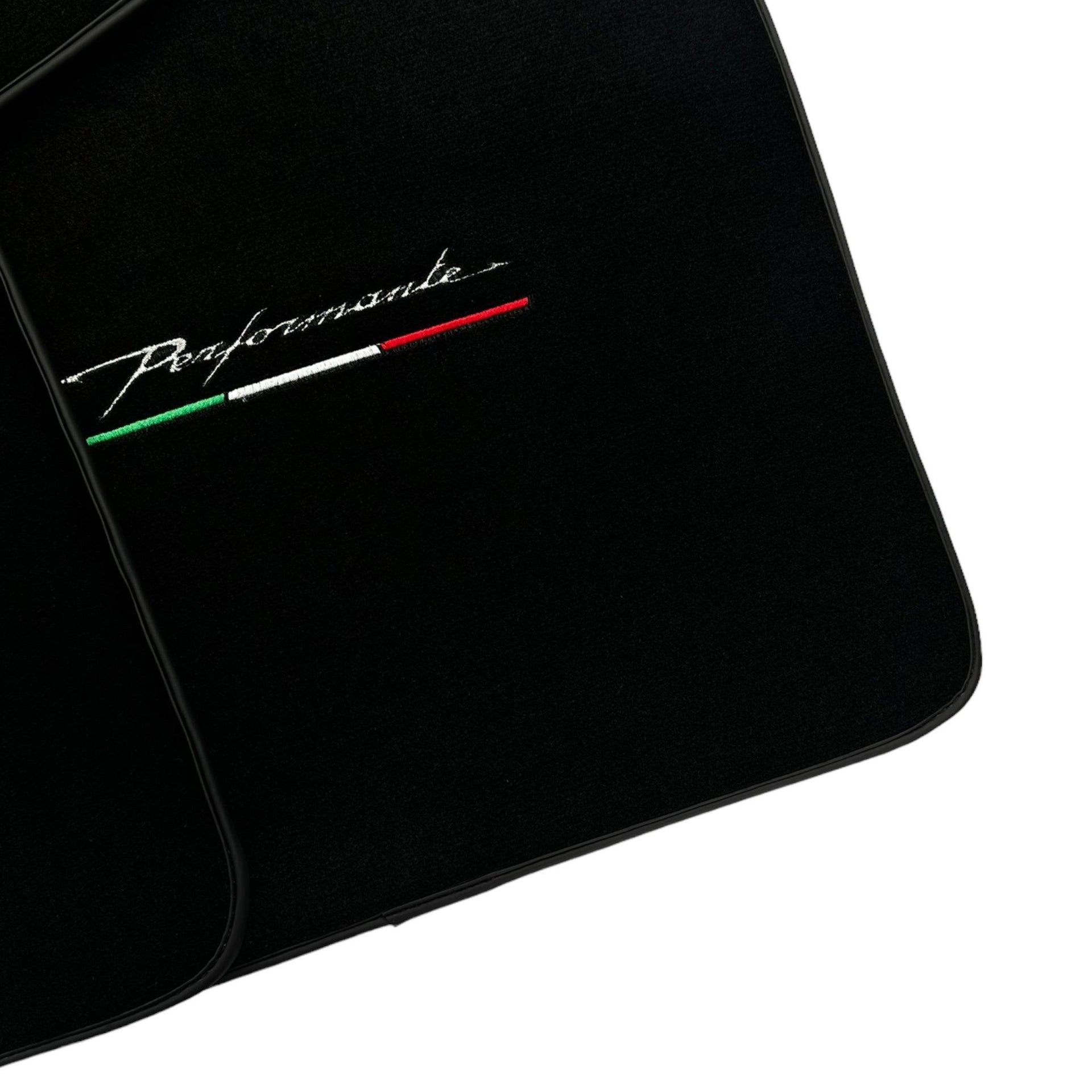 Black Floor Mats for Alfa Romeo Spider 916 (1994-2005) Perfomante - AutoWin