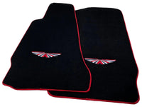 Black Floor Mats For Aston Martin DBX (2020– 2023) | Red Trim - AutoWin