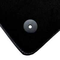 Black Floor Mats for Audi TT MK3 Coupe (2019-2023) with Leather - AutoWin