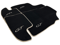 Black Floor Mats For Bentley Continental GTC (2006–2011) With Beige Trim - AutoWin