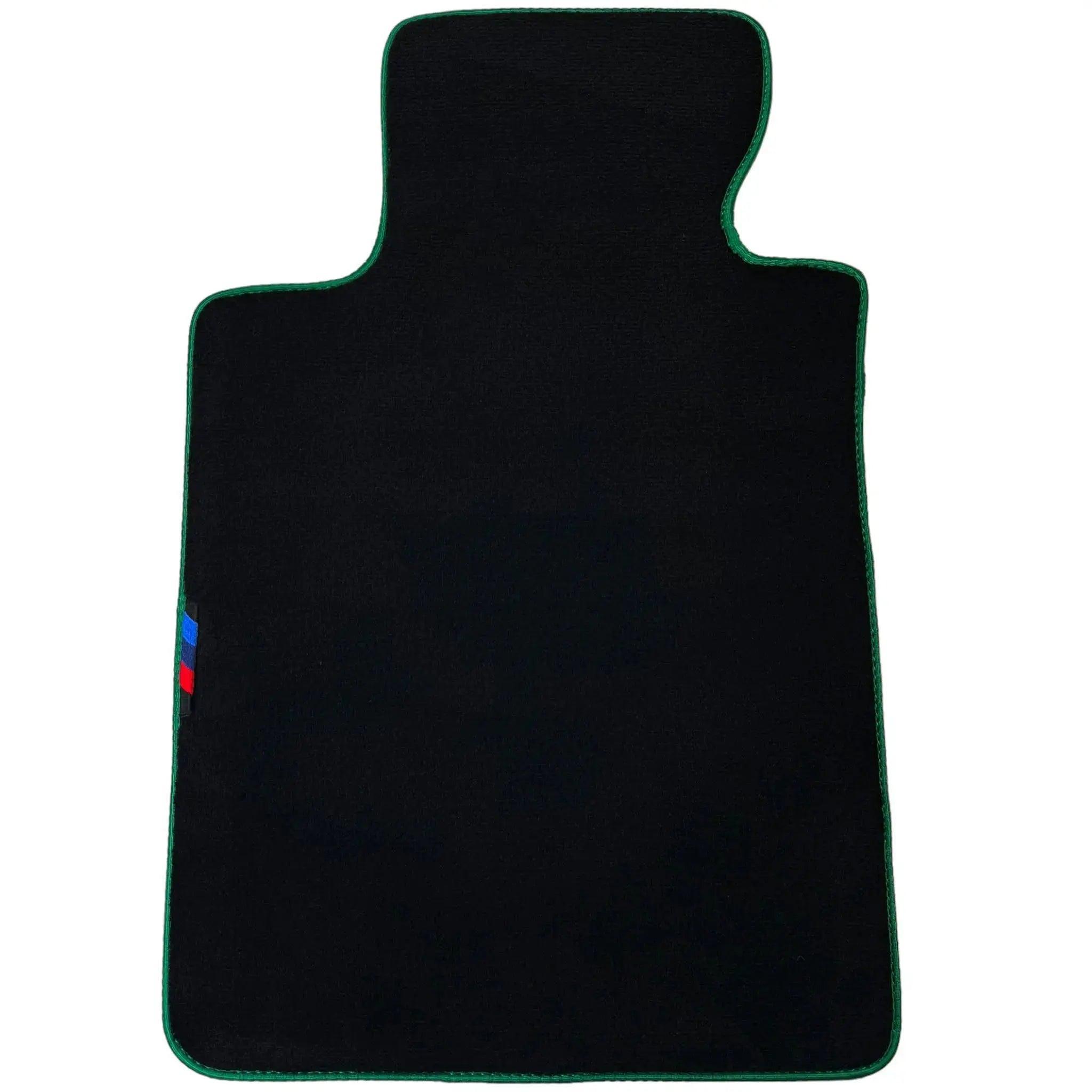 Black Floor Mats For BMW 3 Series F34 GT 2013-2020 | Green Trim - AutoWin