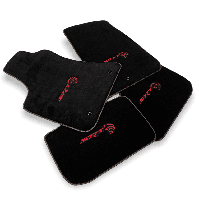 Black Floor Mats For Dodge Charger SRT 2015-2024 - AutoWin