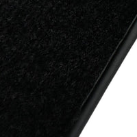 Black Floor Mats for Ferrari 488 Pista Spider (2019-2021) with Beige Tradizione Nappa Leather - AutoWin