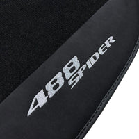 Black Floor Mats For Ferrari 488 Spider 2015-2022 - AutoWin