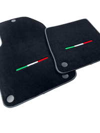 Black Floor Mats For Ferrari 612 Scaglietti 2005-2011 Italian Edition - AutoWin