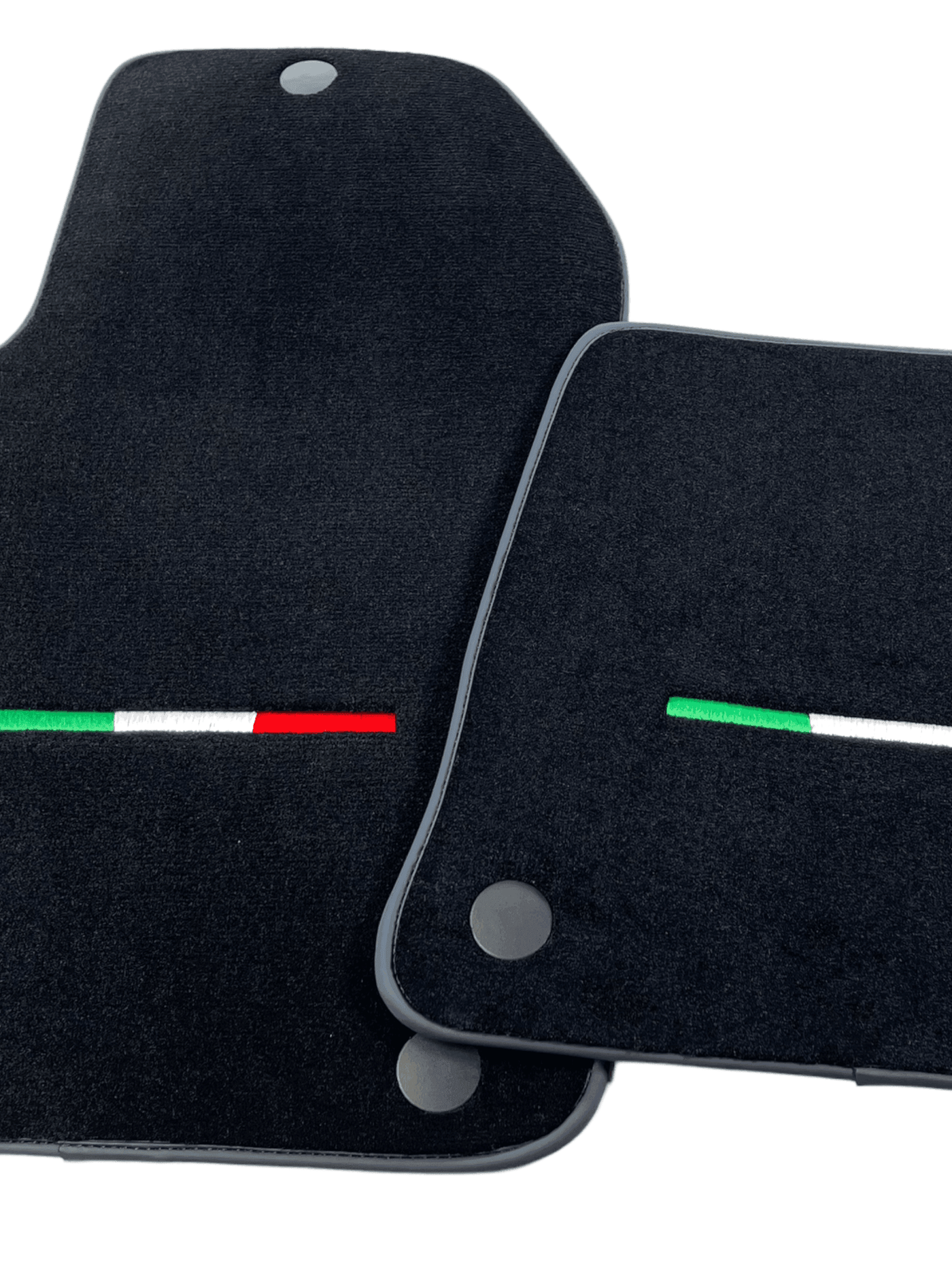 Black Floor Mats For Ferrari 612 Scaglietti 2005-2011 Italian Edition - AutoWin