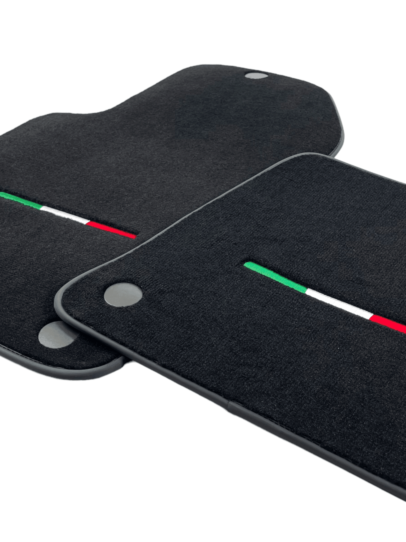 Black Floor Mats For Ferrari 612 Scaglietti 2005-2011 Italian Edition - AutoWin