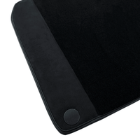 Black Floor Mats For Ferrari California T 2015–2018 with Black Alcantara - AutoWin