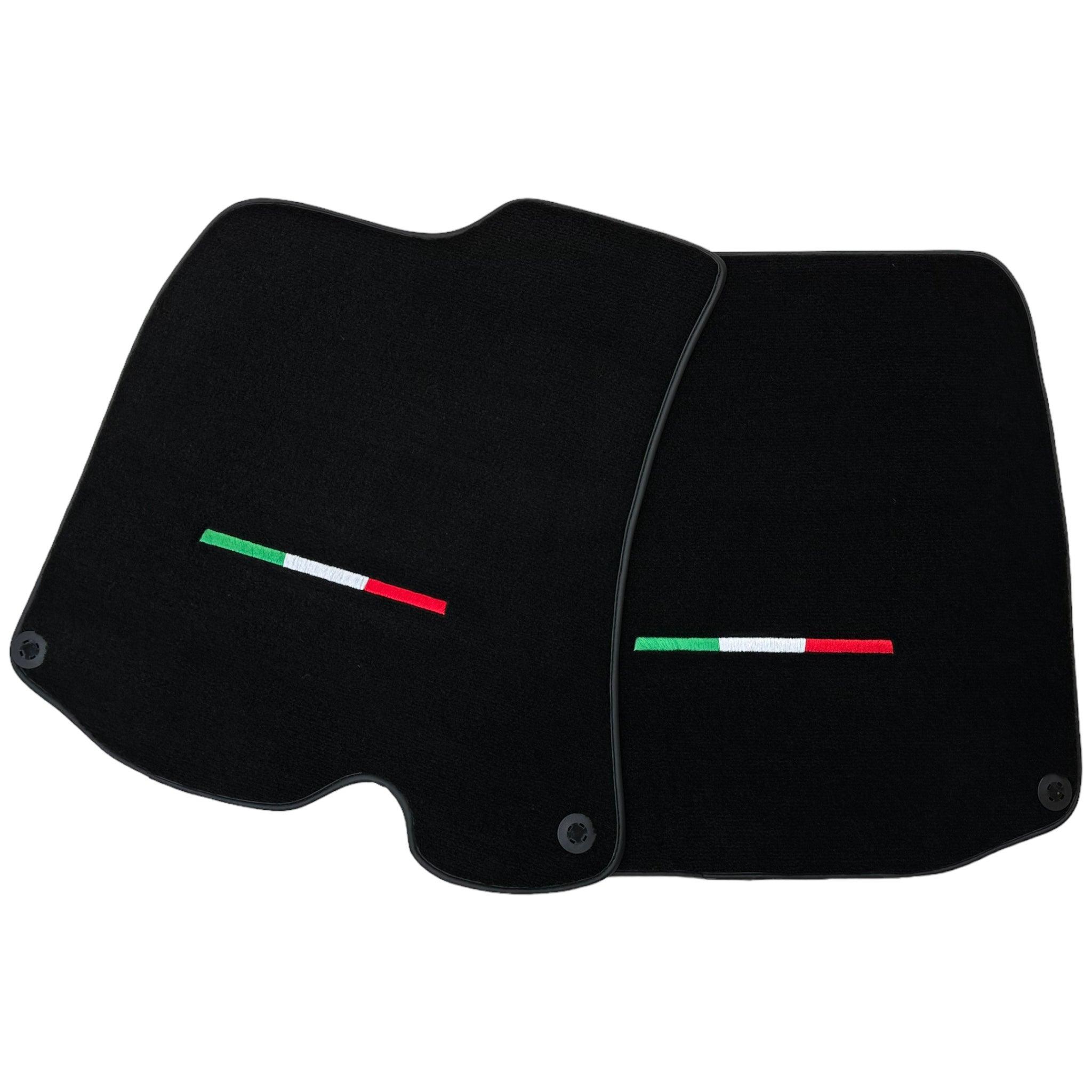 Black Floor Mats For Ferrari Portofino (2018-2023) Italian Edition - AutoWin