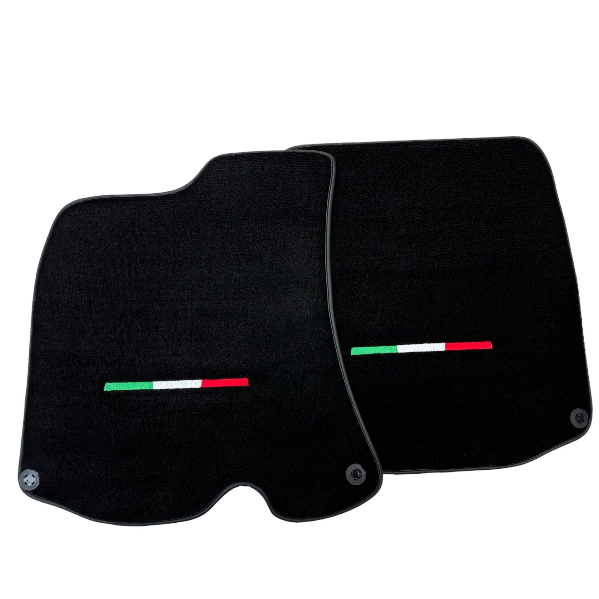 Black Floor Mats For Ferrari Portofino (2018-2023) Italian Edition - AutoWin