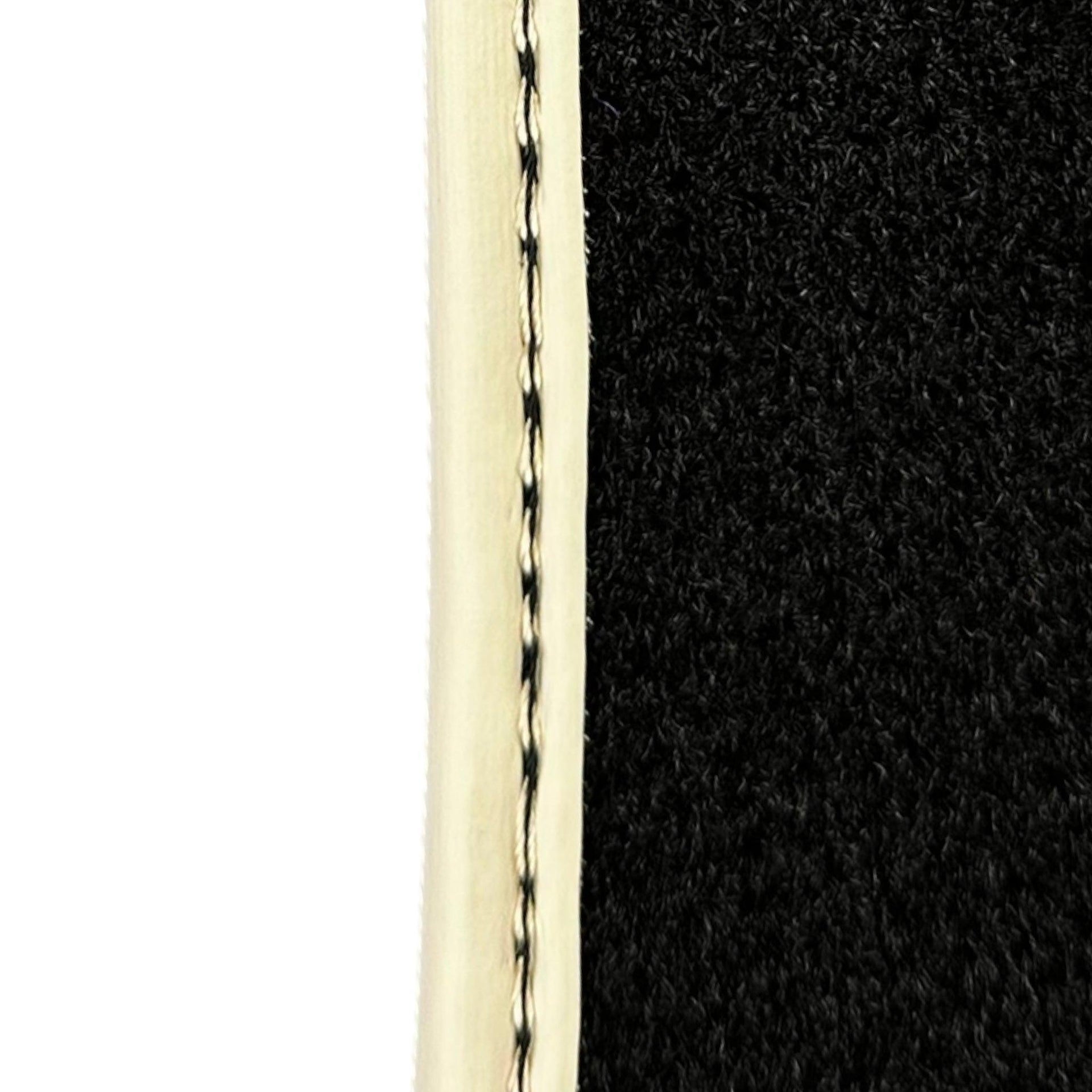 Black Floor Mats for Ferrari Roma (2021-2024) with Leather