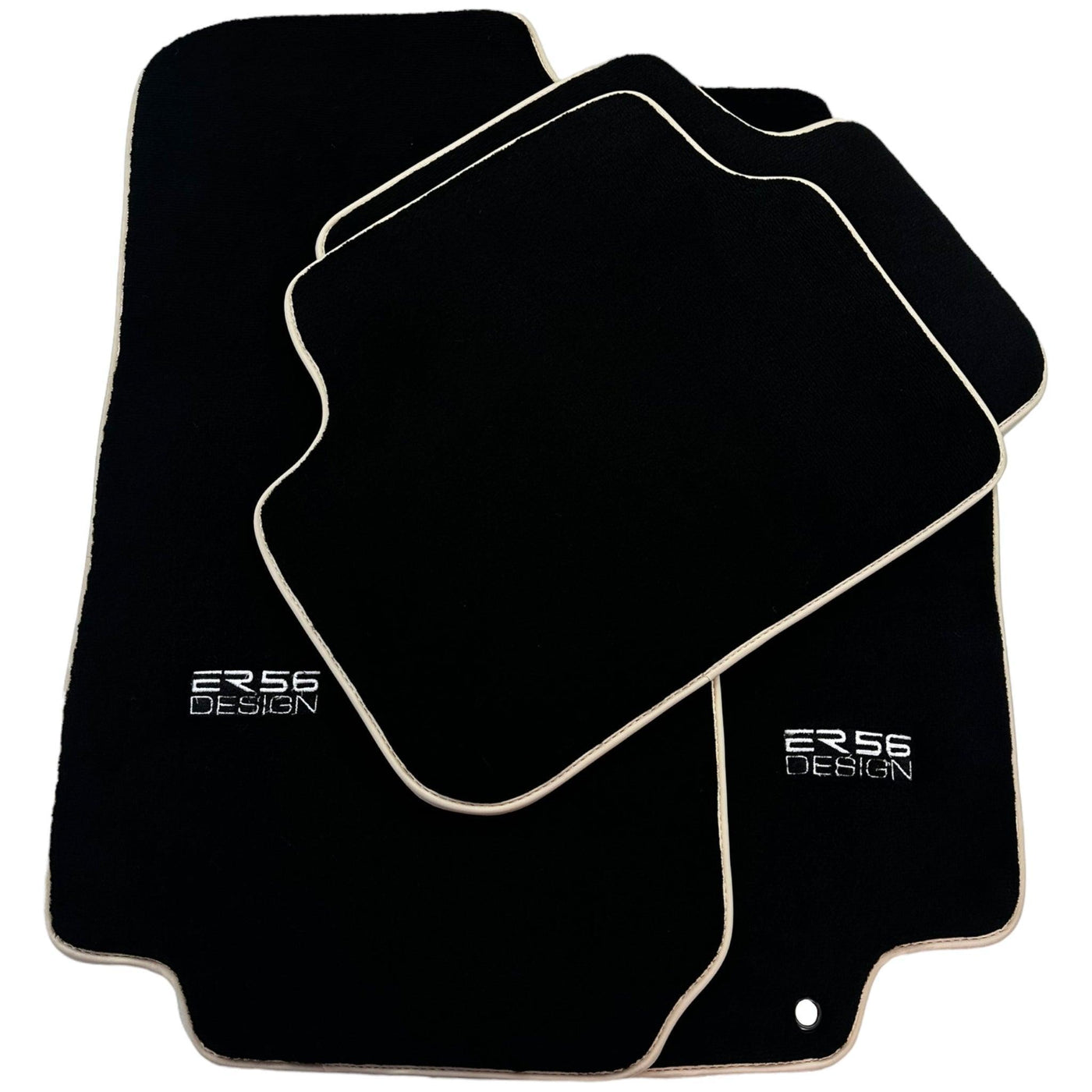Black Floor Mats For Honda Accord (2002-2008) ER56 Design - AutoWin