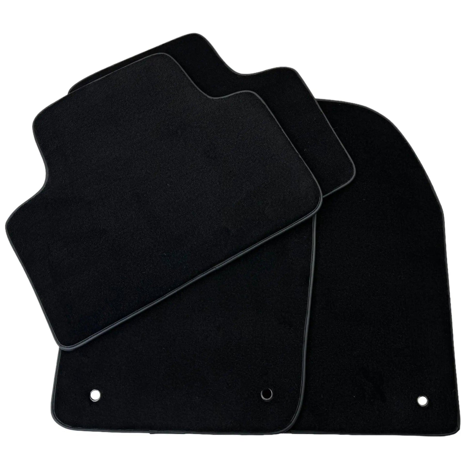 Black Floor Mats for Jeep Renegade Plug-in Hybrid (2020-2024) Co Driver with Fixing System - AutoWin