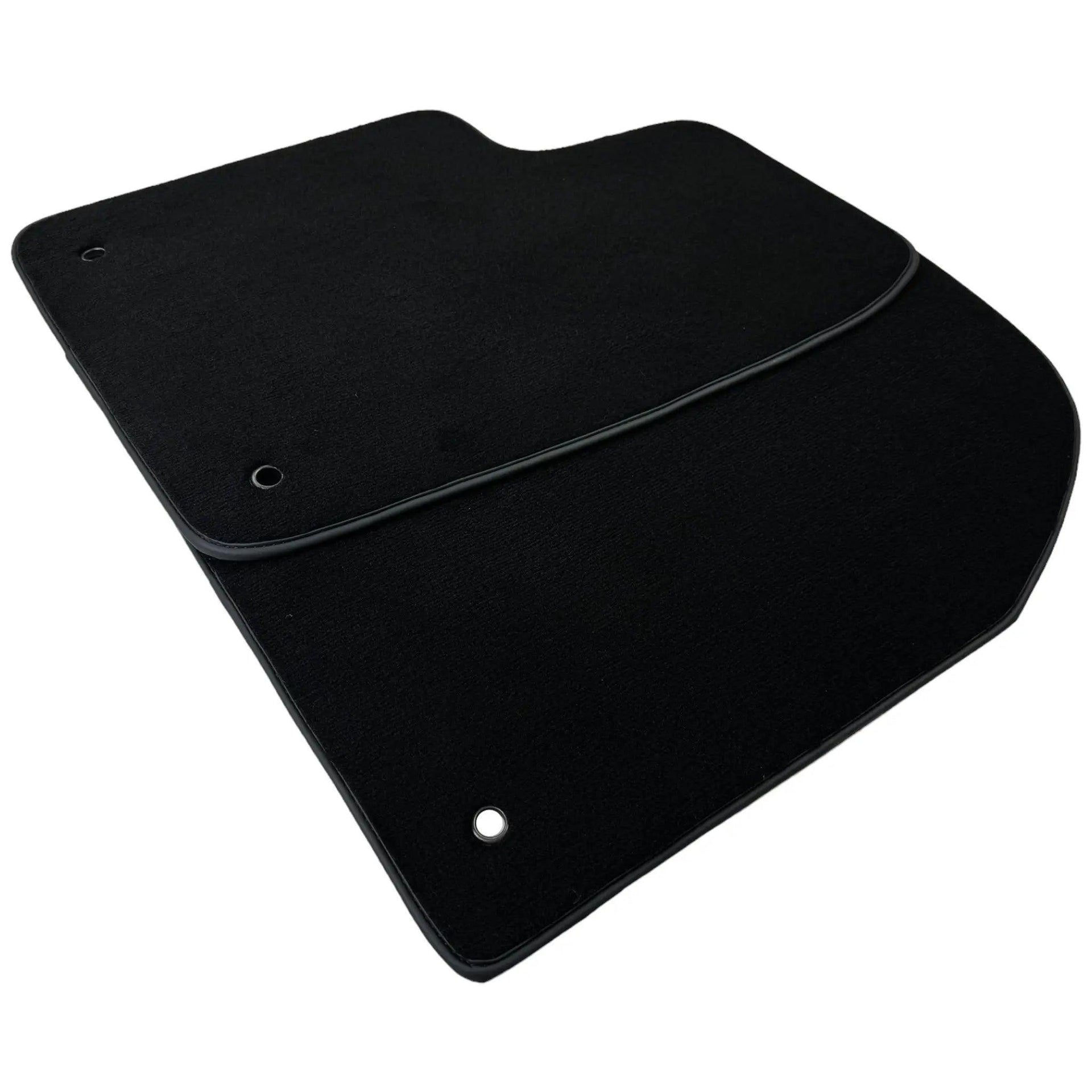 Black Floor Mats for Jeep Renegade Plug-in Hybrid (2020-2024) Co Driver with Fixing System - AutoWin