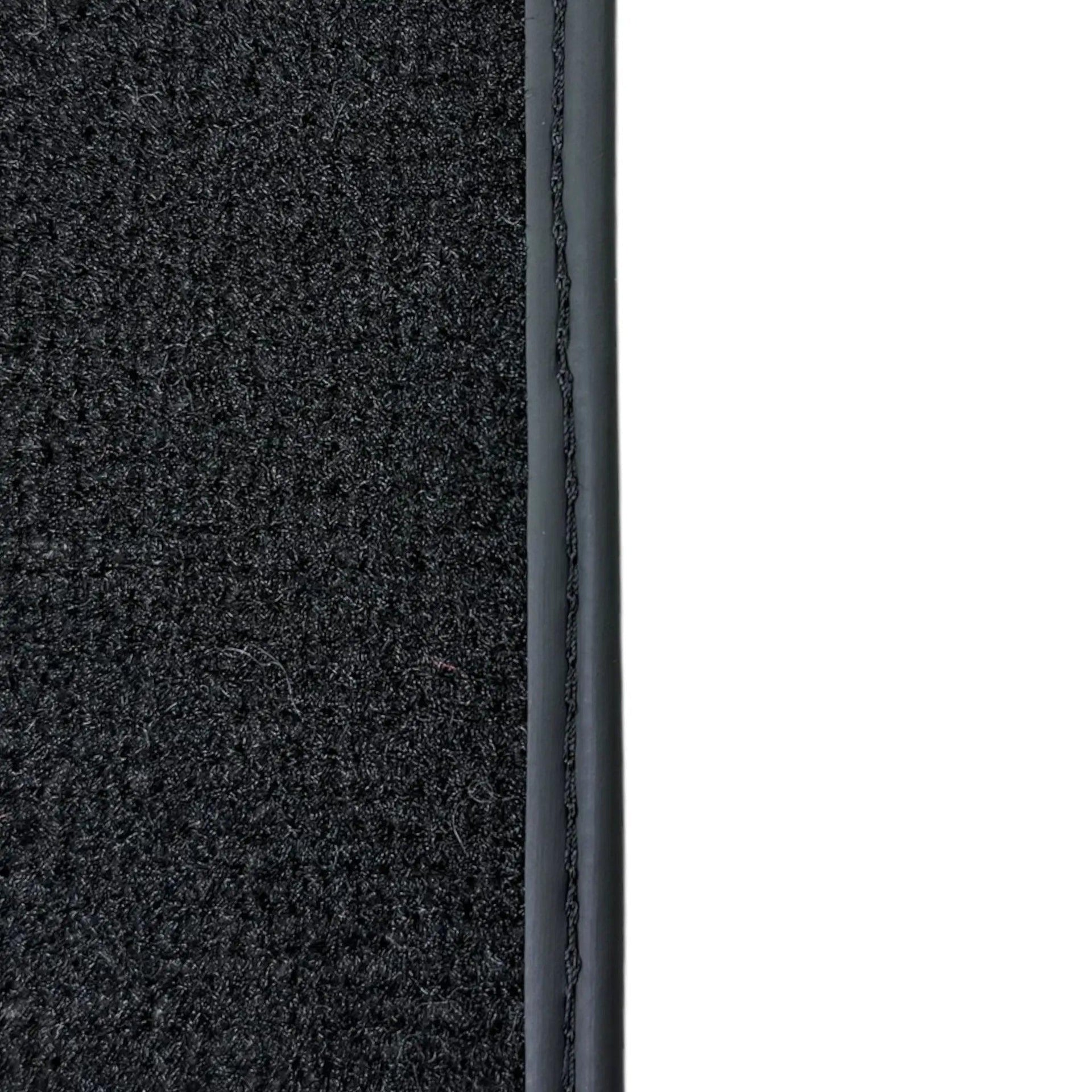 Black Floor Mats for Jeep Renegade Plug-in Hybrid (2020-2024) Co Driver with Fixing System - AutoWin