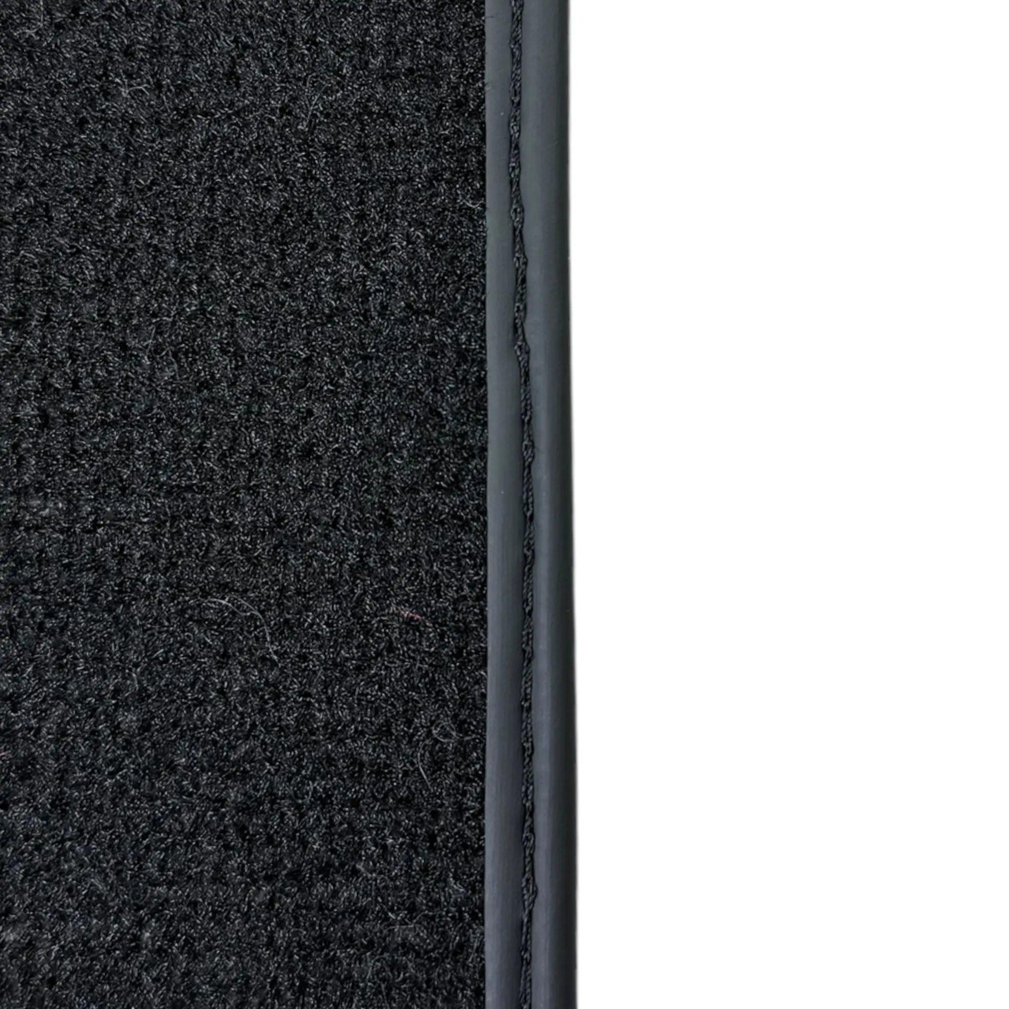 Black Floor Mats for Jeep Renegade Plug-in Hybrid (2020-2024) Co Driver with Fixing System - AutoWin