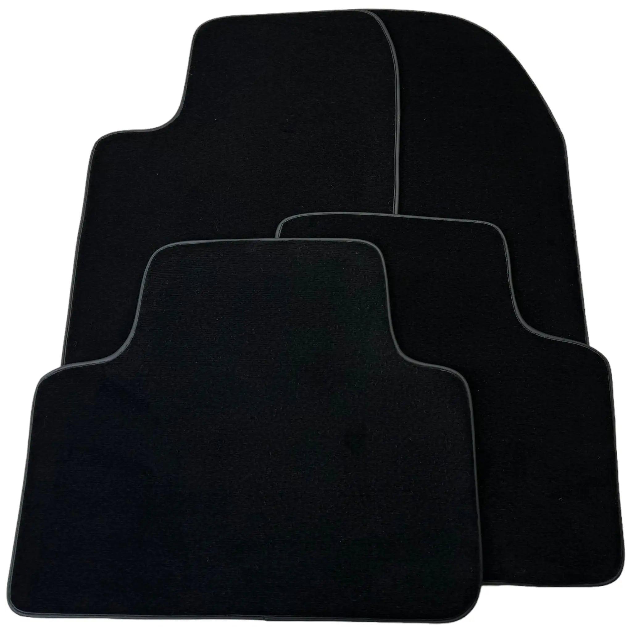 Black Floor Mats for Jeep Renegade Plug-in Hybrid (2020-2024) Co Driver with Fixing System - AutoWin
