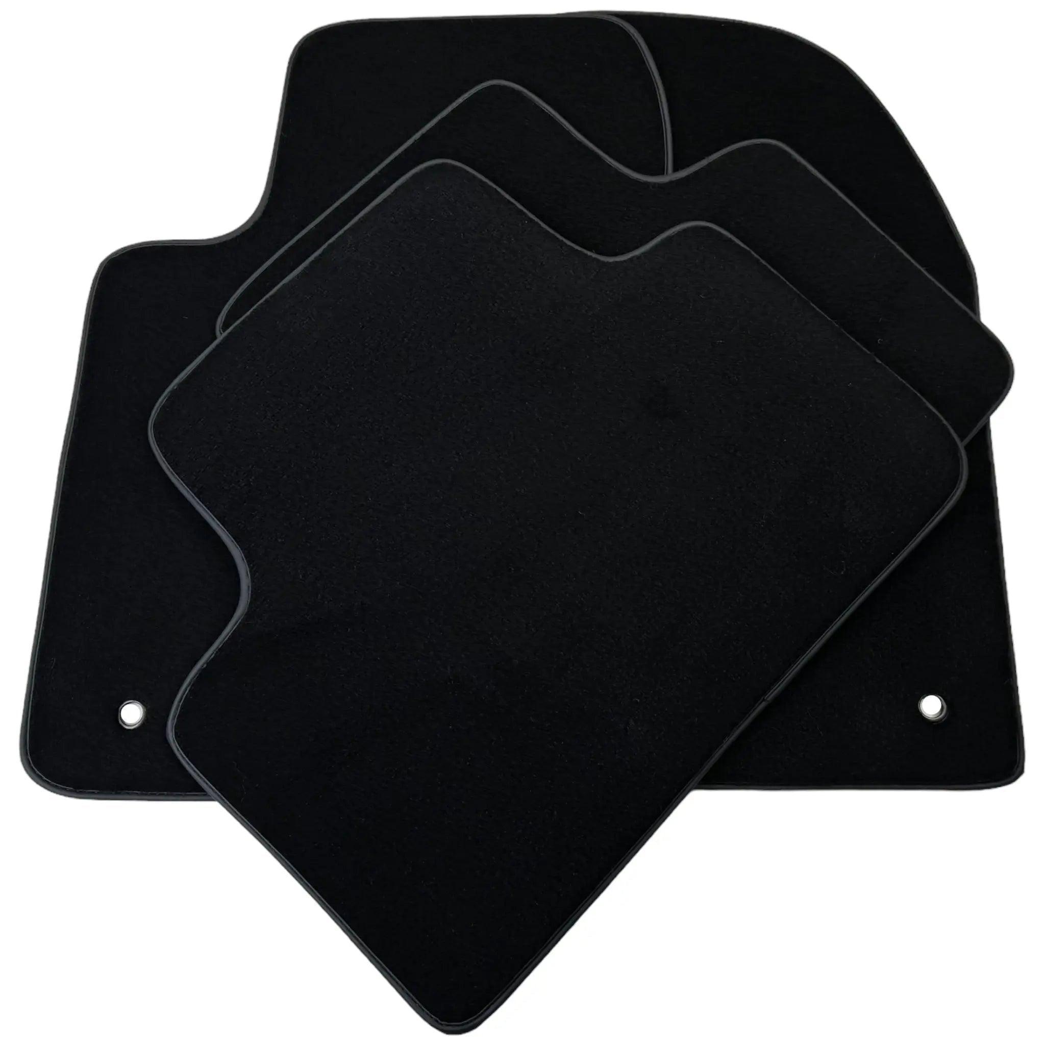 Black Floor Mats for Jeep Renegade Plug-in Hybrid (2020-2024) Co Driver with Fixing System - AutoWin