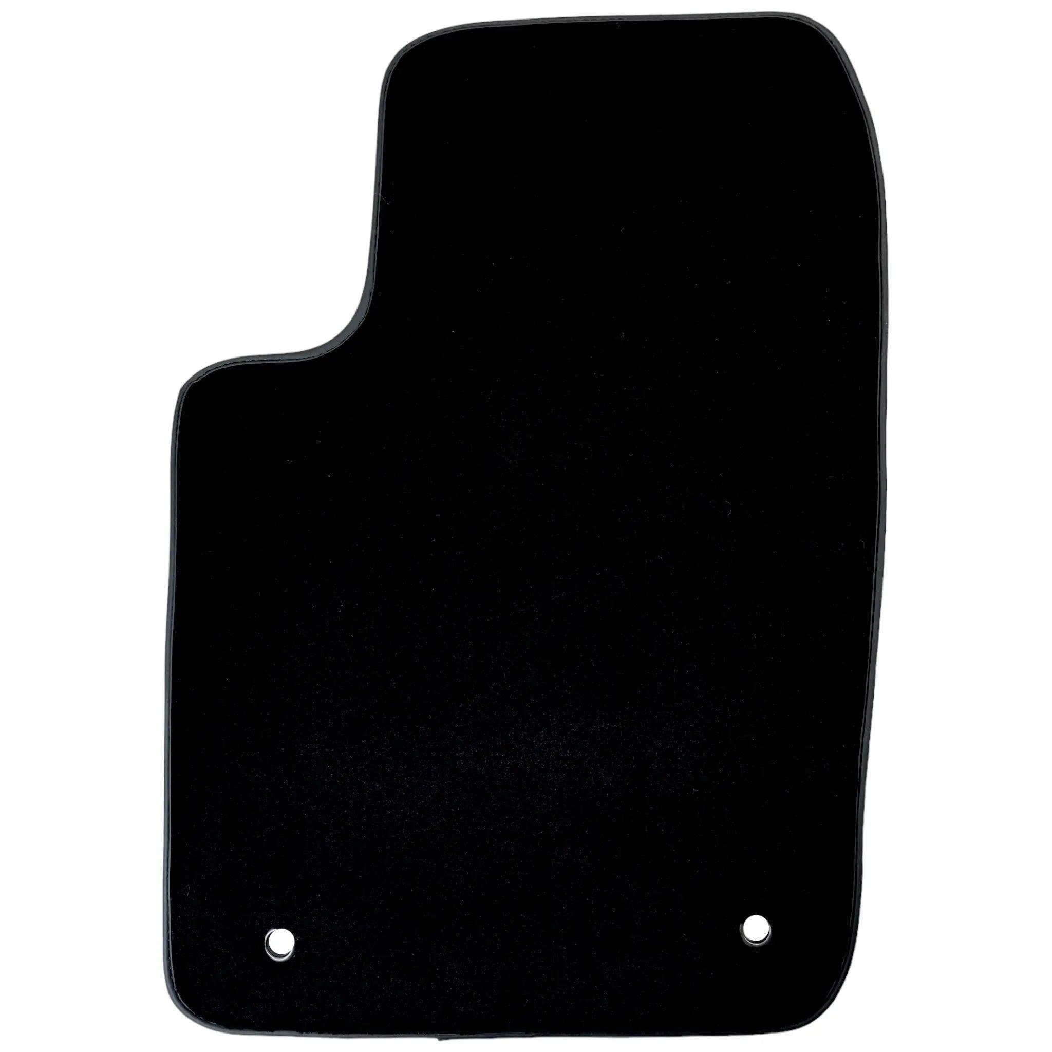 Black Floor Mats for Jeep Renegade Plug-in Hybrid (2020-2024) Co Driver with Fixing System - AutoWin