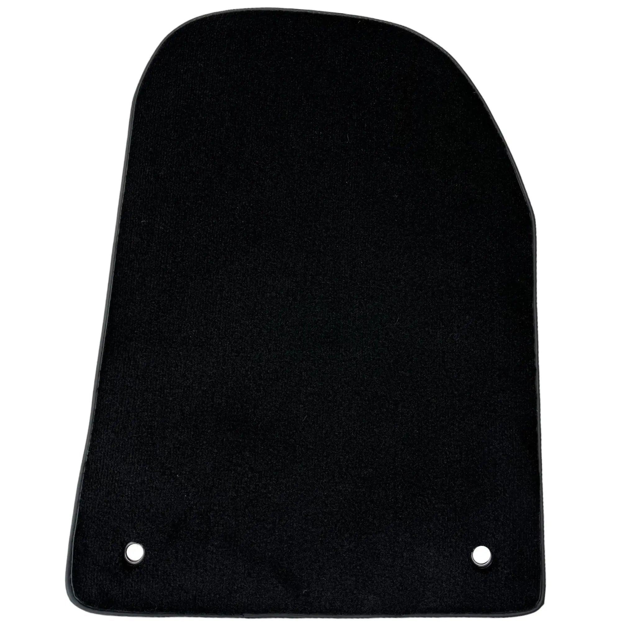 Black Floor Mats for Jeep Renegade Plug-in Hybrid (2020-2024) Co Driver with Fixing System - AutoWin