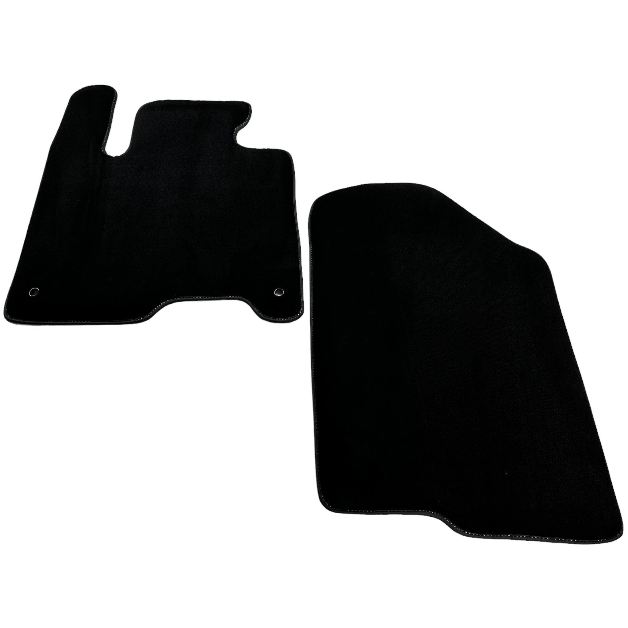 Black Floor Mats for Kia Carens (2013-2024) Distance Fixing Points (Driver) 33,6 cm - AutoWin