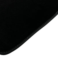 Black Floor Mats for Kia Carens (2013-2024) Distance Fixing Points (Driver) 33,6 cm - AutoWin