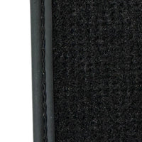 Black Floor Mats for Lamborghini Aventador S with Alcantara Leather - AutoWin