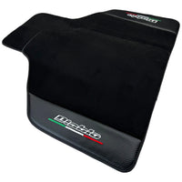 Black Floor Mats for Lamborghini Diablo (1990-2001) with Carbon Fiber - AutoWin