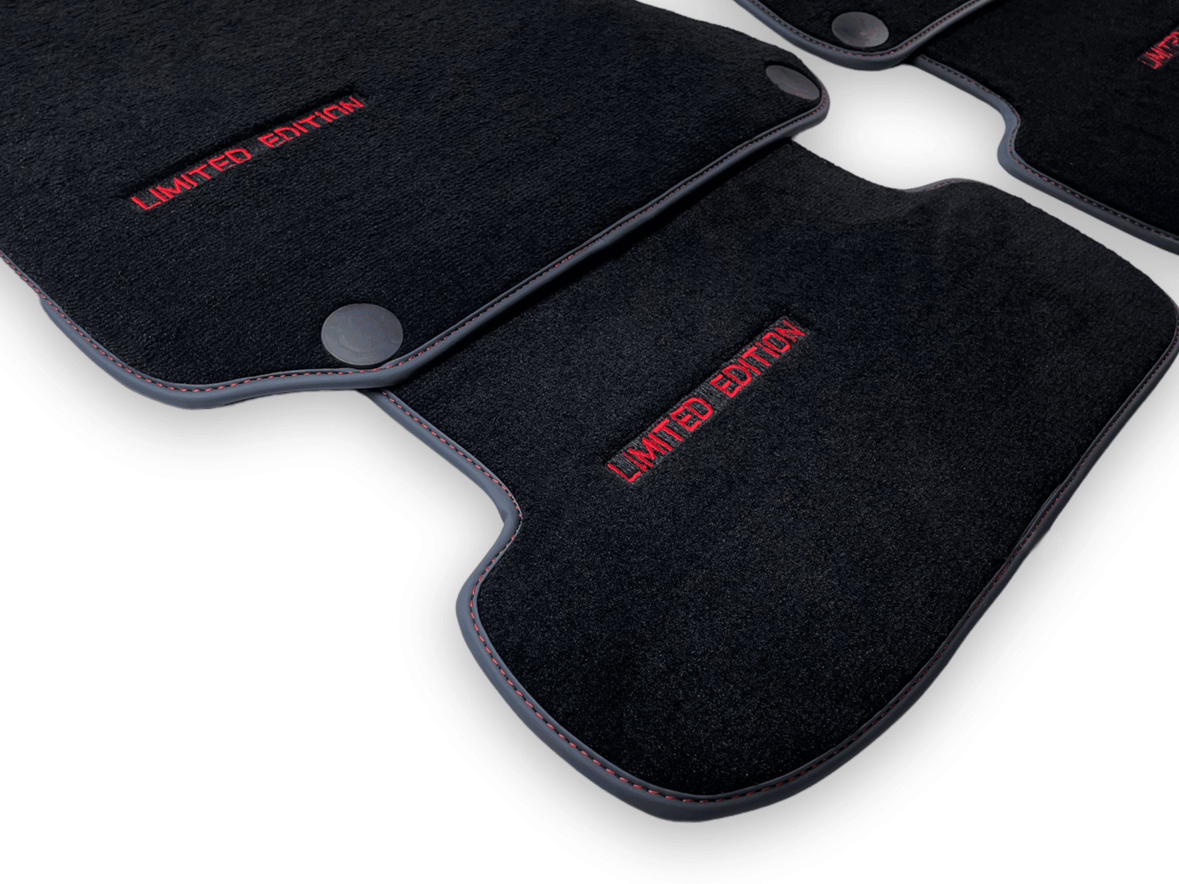 Black Floor Mats For Mercedes Benz C-Class C204 Coupe (2011-2015) | Limited Edition - AutoWin