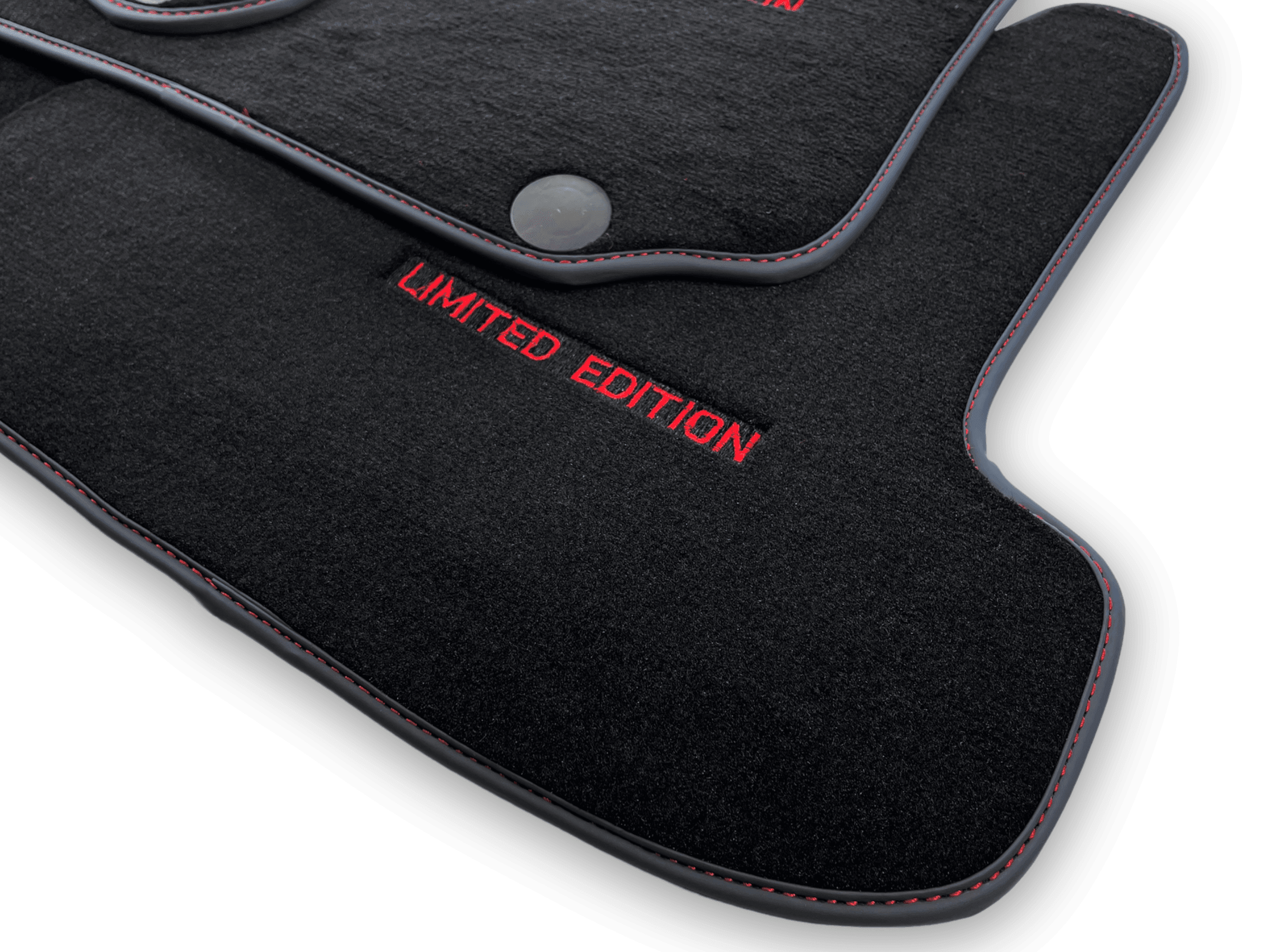 Black Floor Mats For Mercedes Benz C-Class C204 Coupe (2011-2015) | Limited Edition - AutoWin