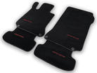 Black Floor Mats For Mercedes Benz C-Class C205 Coupe Facelift (2018-2023) | Limited Edition - AutoWin
