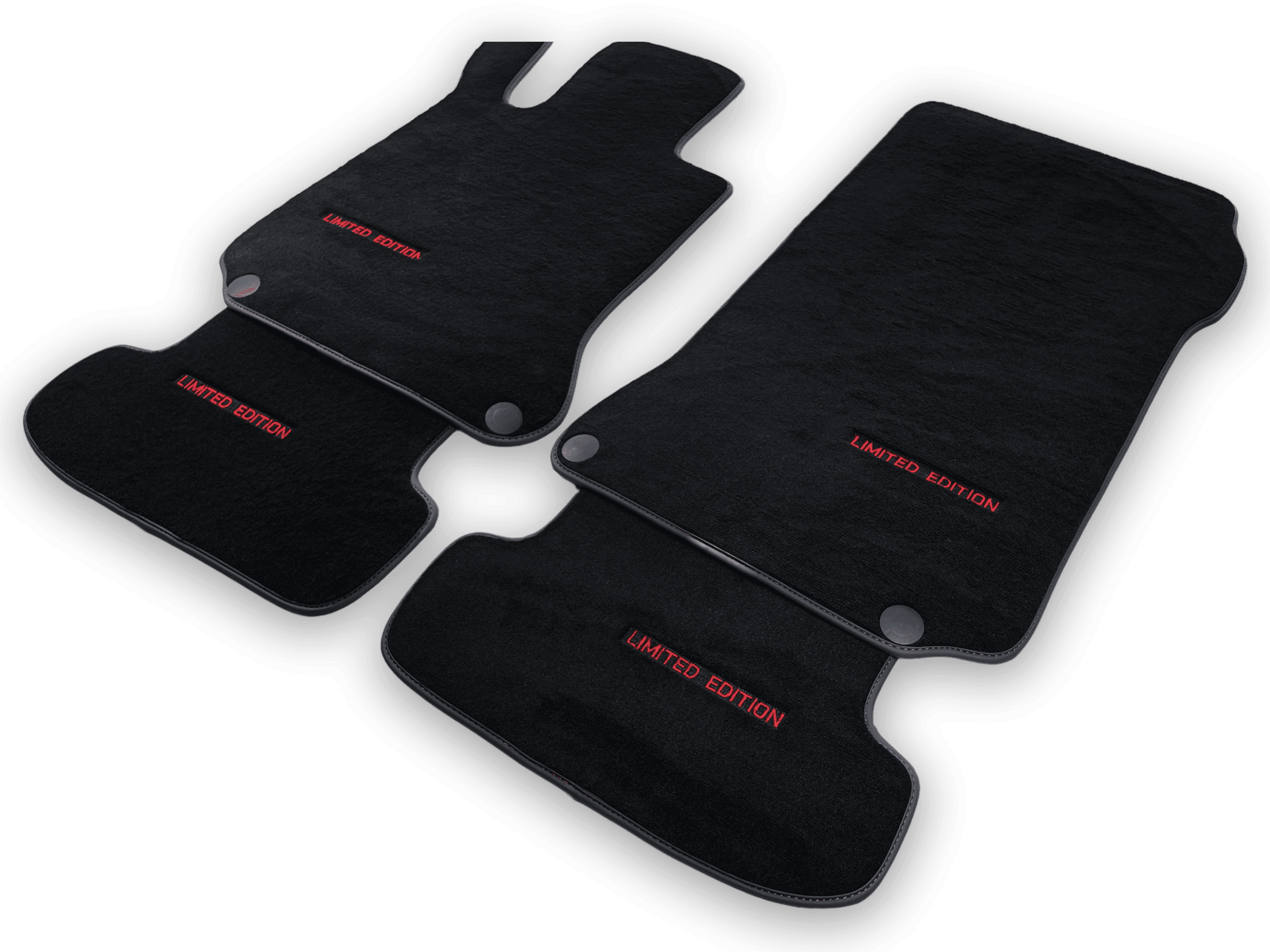 Black Floor Mats For Mercedes Benz C-Class S203 Estate (2001-2007) | Limited Edition - AutoWin