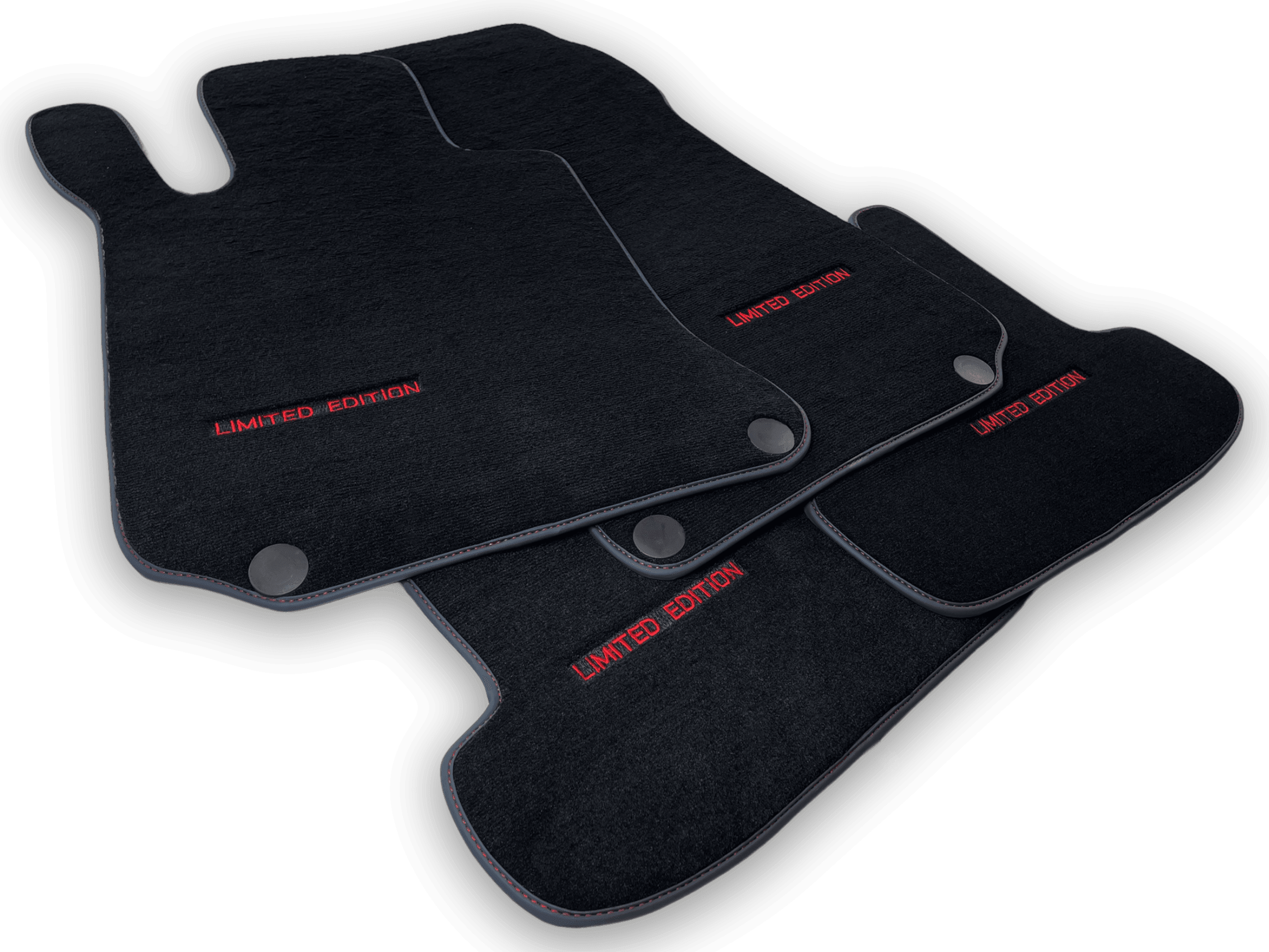 Black Floor Mats For Mercedes Benz C-Class W206 Sedan (2021-2023) Hybrid| Limited Edition - AutoWin
