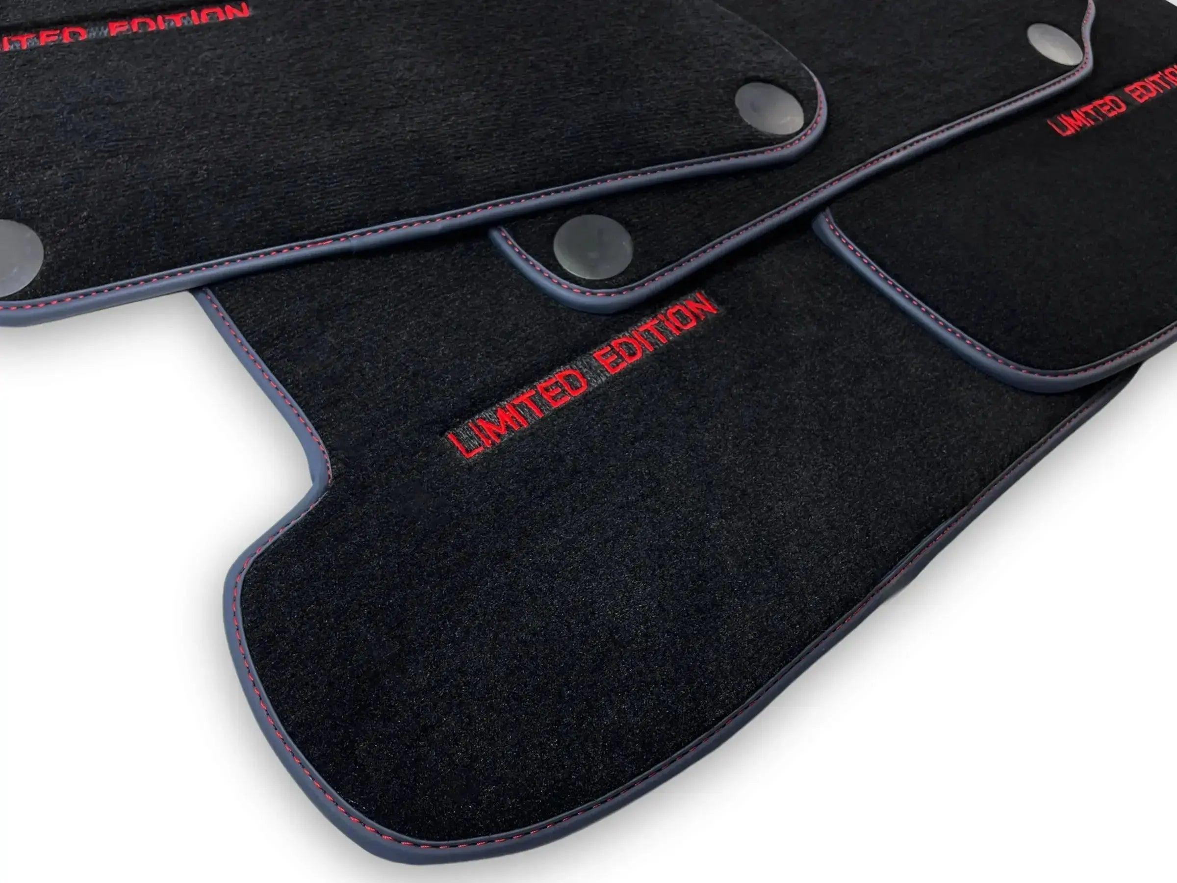 Black Floor Mats For Mercedes Benz E-Class S124 Estate (1985-1996) | Limited Edition - AutoWin