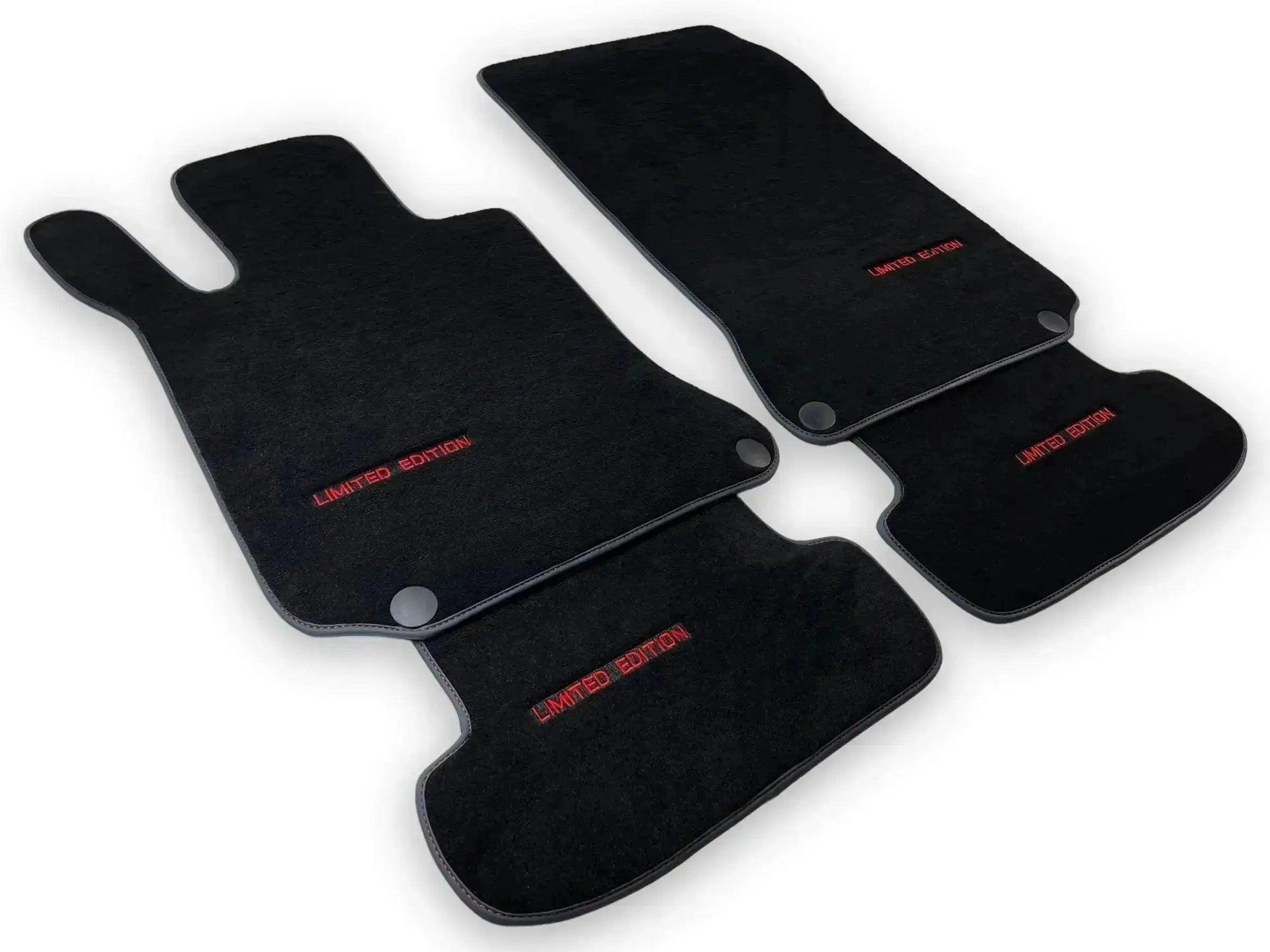 Black Floor Mats For Mercedes Benz GLC-Class X253 SUV (2019-2023) Hybrid | Limited Edition - AutoWin