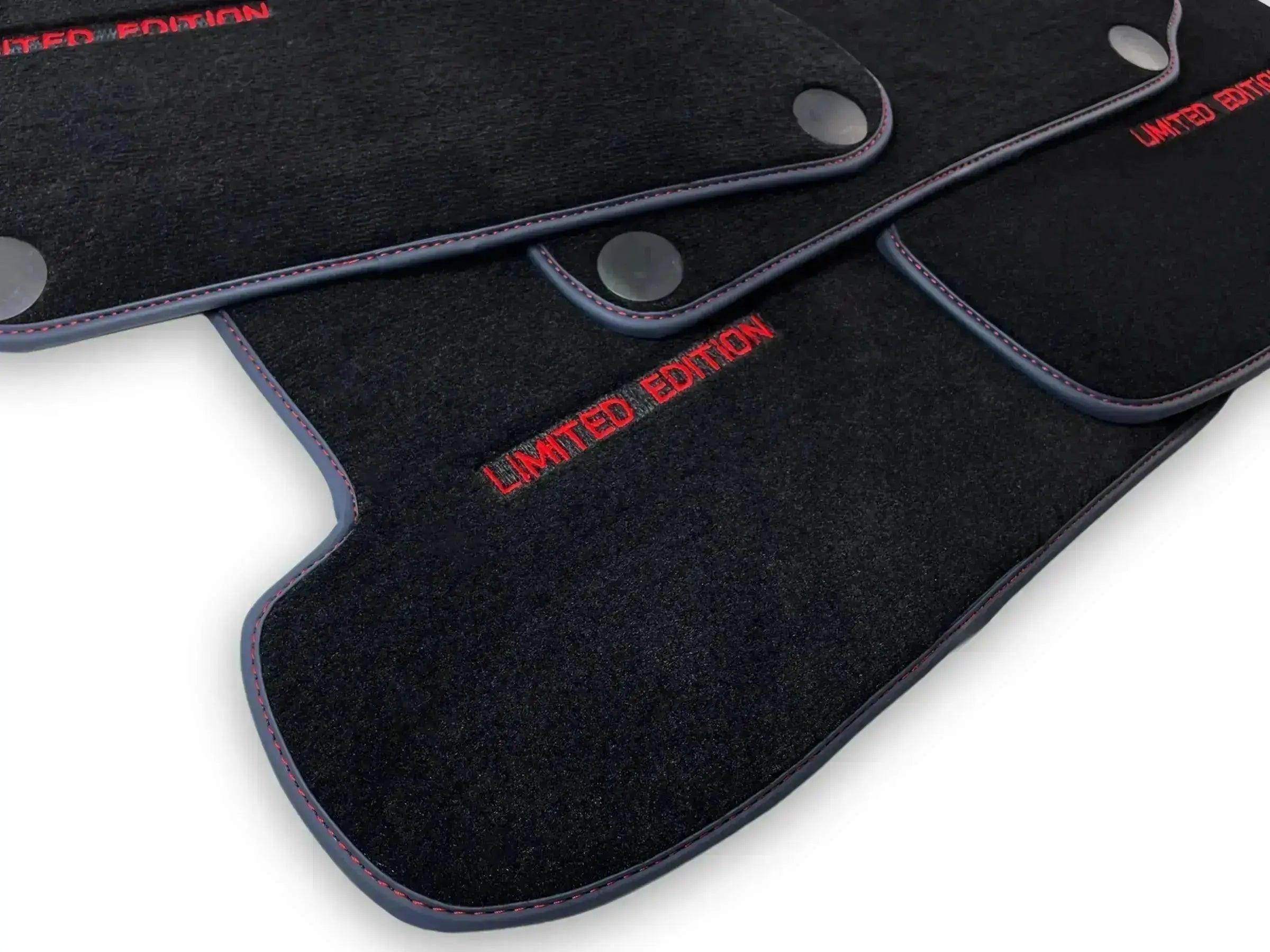 Black Floor Mats For Mercedes Benz GLC-Class X253 SUV (2019-2023) Hybrid | Limited Edition - AutoWin
