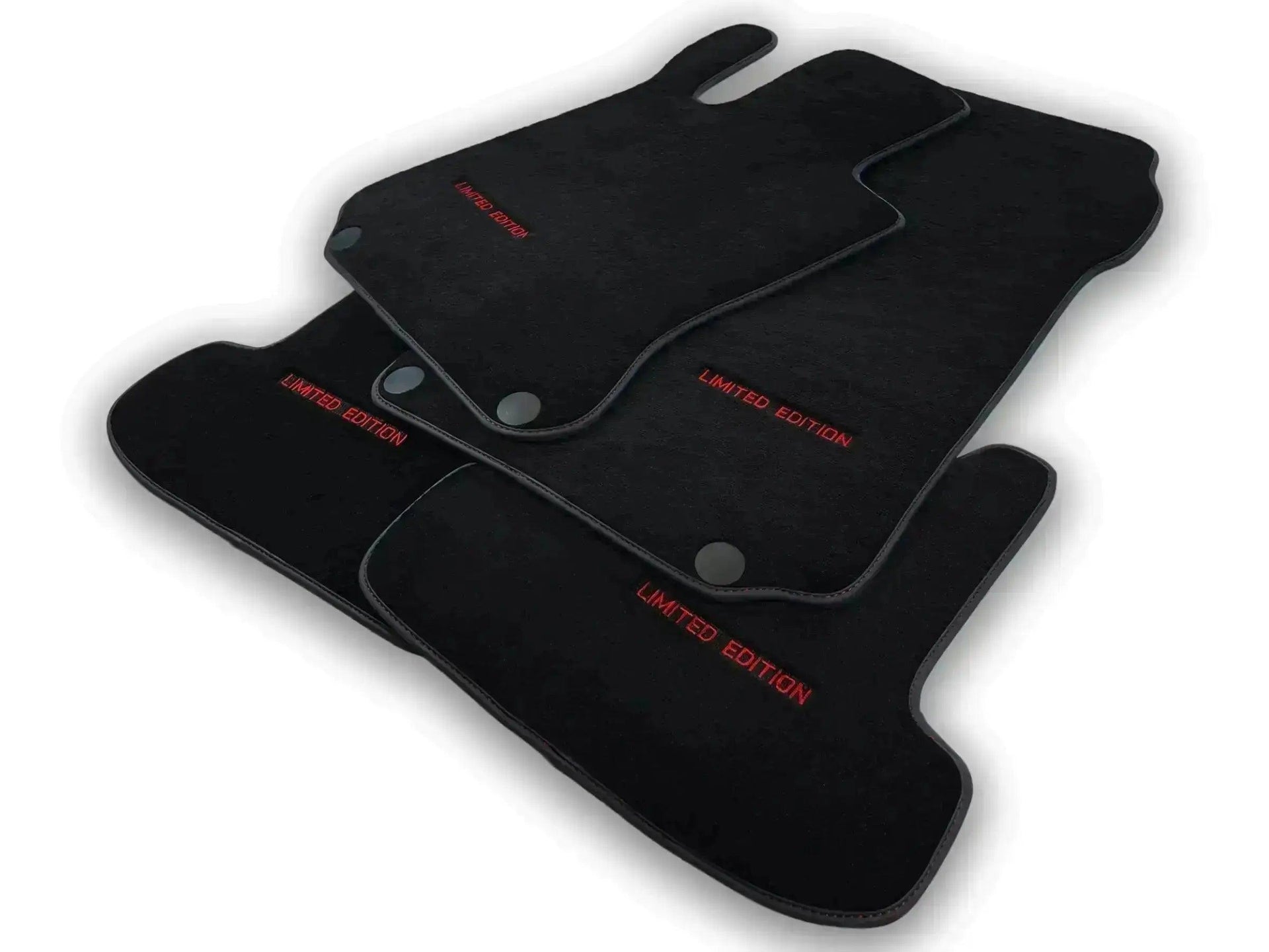 Black Floor Mats For Mercedes Benz GLE-Class C292 Coupe (2015-2020) | Limited Edition - AutoWin