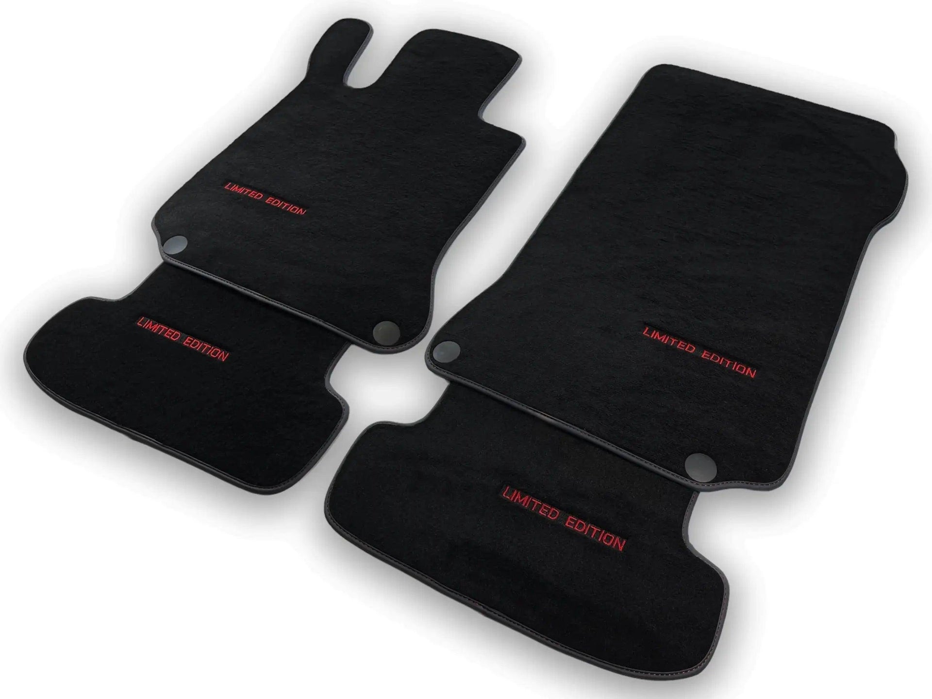 Black Floor Mats For Mercedes Benz M-Class W166 (2011-2015) | Limited Edition - AutoWin