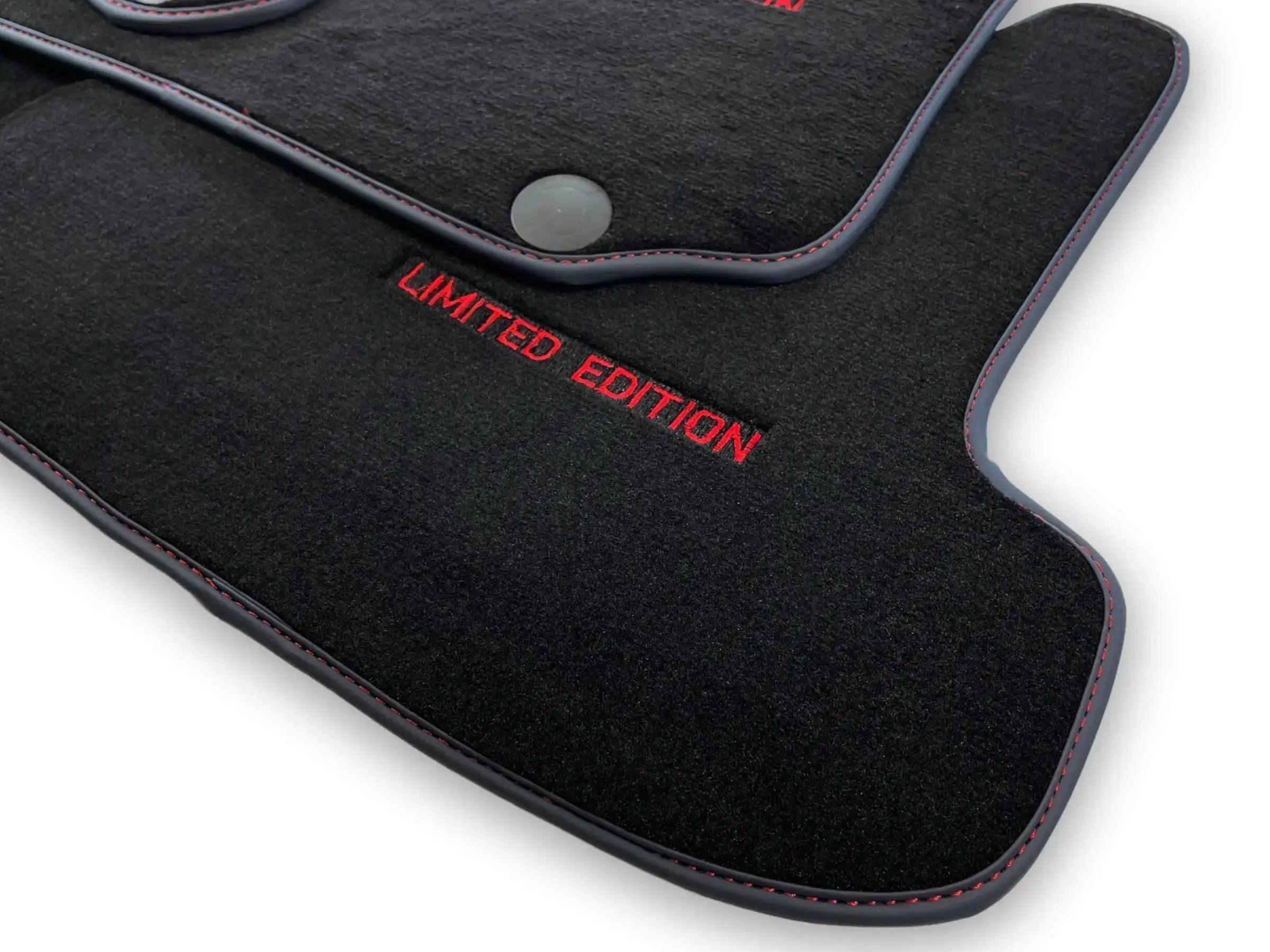 Black Floor Mats For Mercedes Benz S-Class V223 (2021-2023) Hybrid | Limited Edition - AutoWin